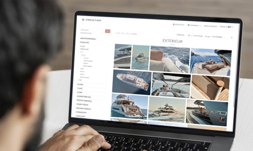 interface de la solution de Digital Asset Management de Prestige