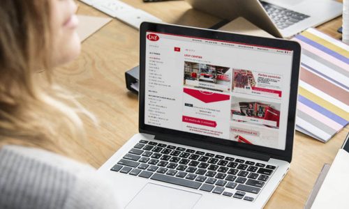 Aperçu de la solution web-to-print Alphasia du groupe Lely